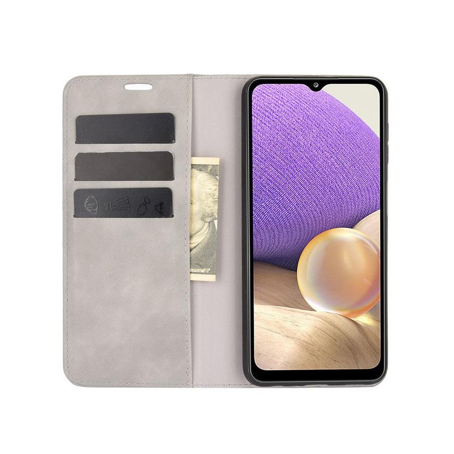 Cover-Discount  Galaxy A32 5G - Custodia silky stand flip 