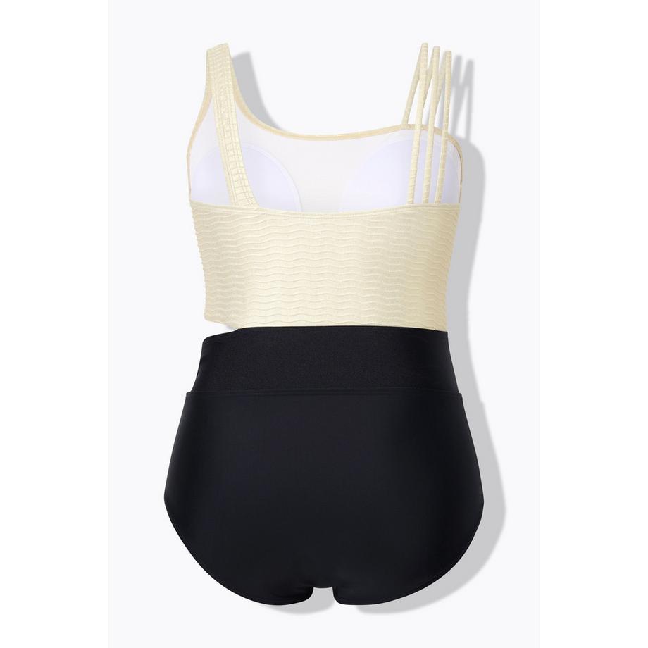 Ulla Popken Badeanzug Softcups Cut-Out  