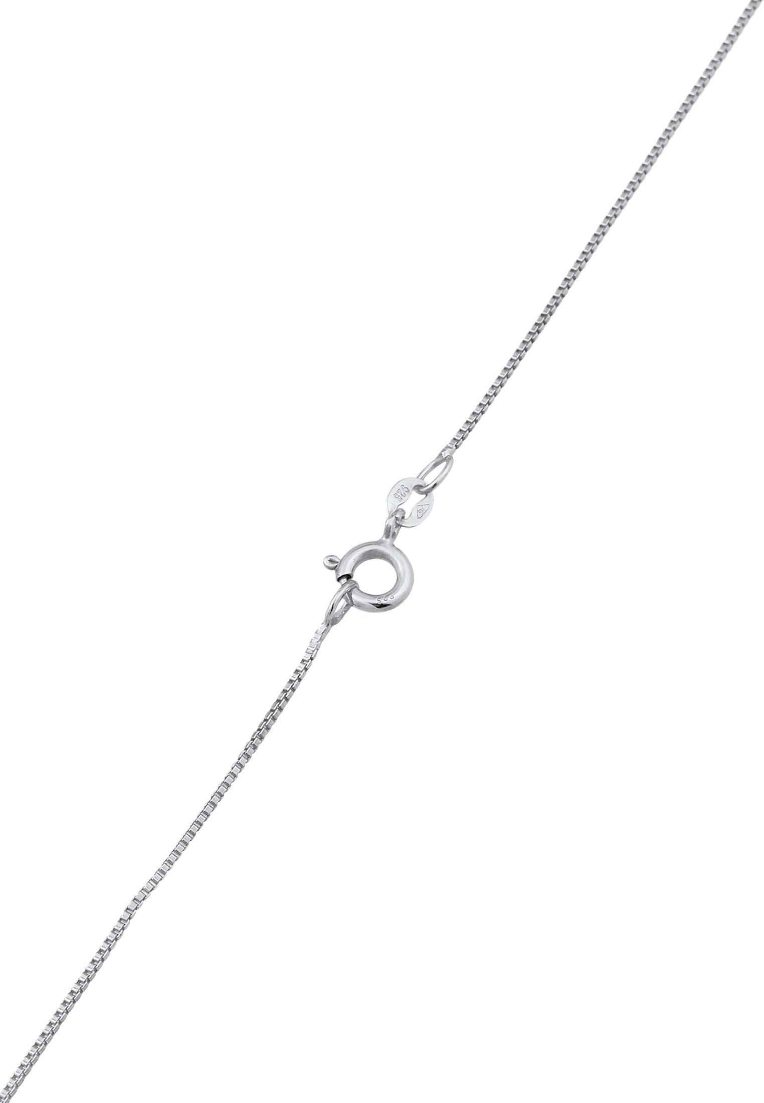 Kuzzoi  Collier Marke Military Platte Gehämmert 925 Silber 