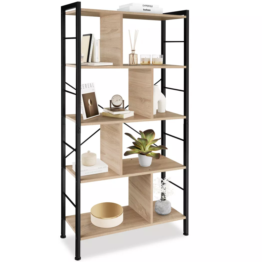 Tectake - Étagère Charleston, 155CM, Sable
