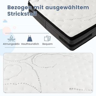 Northix Matelas à mémoire de forme de de hauteur avec matelas hybride enrichi en gel rafraîchissant  