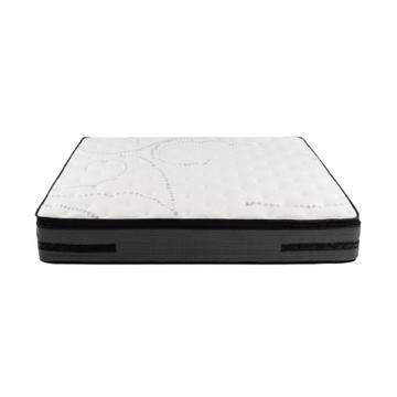 Matelas à mémoire de forme de de hauteur avec matelas hybride enrichi en gel rafraîchissant