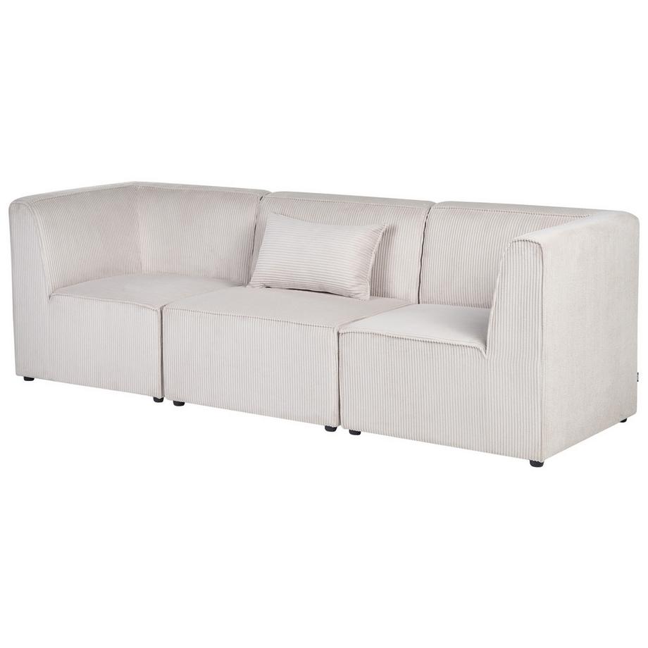 Beliani 3 Sitzer Sofa aus Cord  LEMVIG  