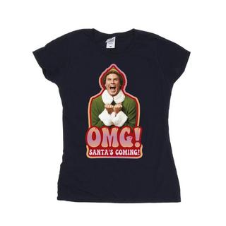 Elf T-shirt Santas Coming  