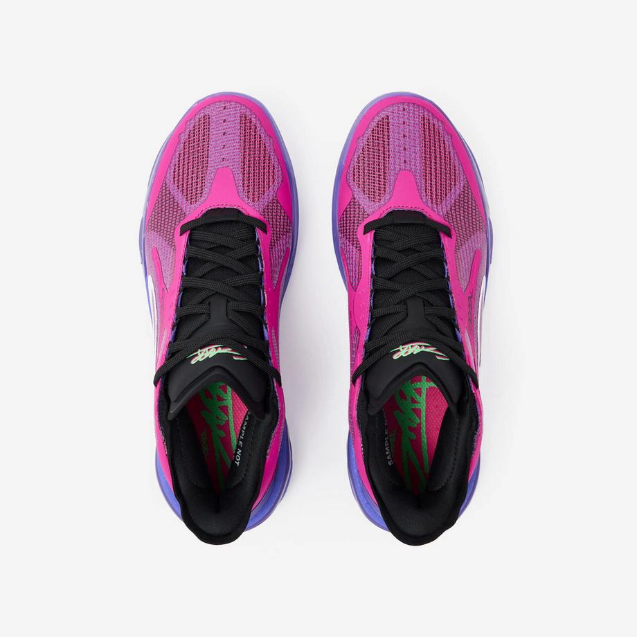 KIPSTA Chaussures de sport basketball montantes synthétique Chaussures de basket mi-hautes édition Sarr homme femme, Canaveral 900 violet 