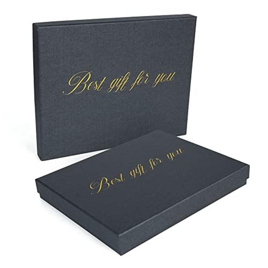 Only-bags.store Sciarpa Calda Lavorata a Maglia a Quadri con Nappe Grigio Nero  