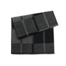 Only-bags.store  Écharpe chaude tricotée à carreaux avec pompon, longue écharpe d'hiver, gris noir B avec emballage, taille unique 