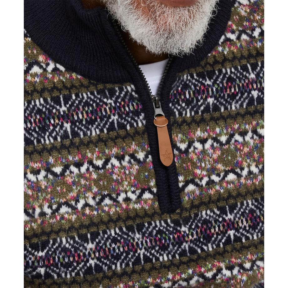 Joe Browns Felpa Collo Alto con Motivo Norvegese  