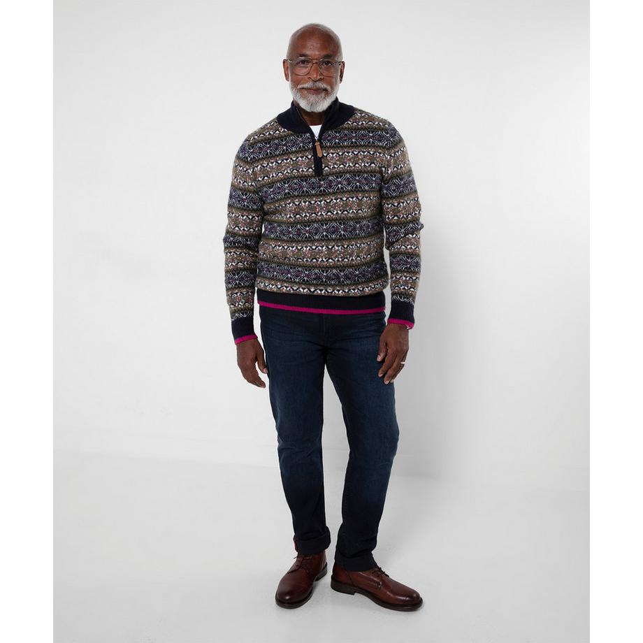 Joe Browns Felpa Collo Alto con Motivo Norvegese  