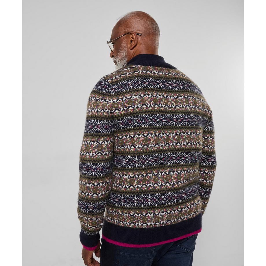 Joe Browns Felpa Collo Alto con Motivo Norvegese  