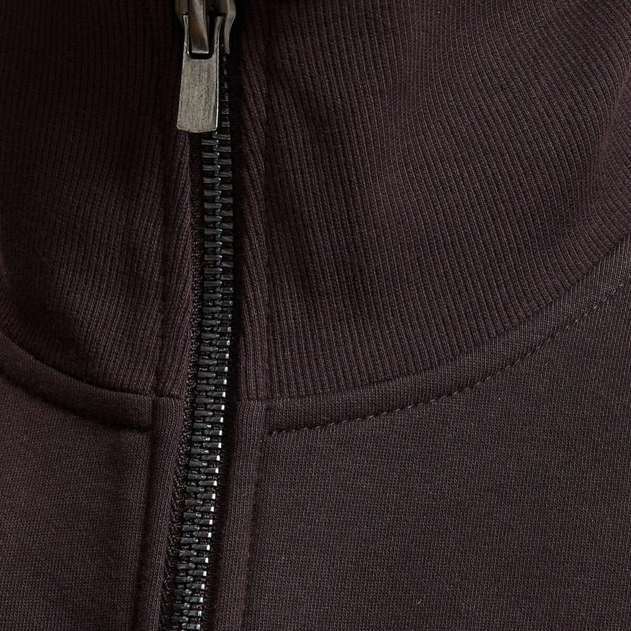 La Redoute Collections Sweatshirt mit Troyerkragen und Reissverschluss  