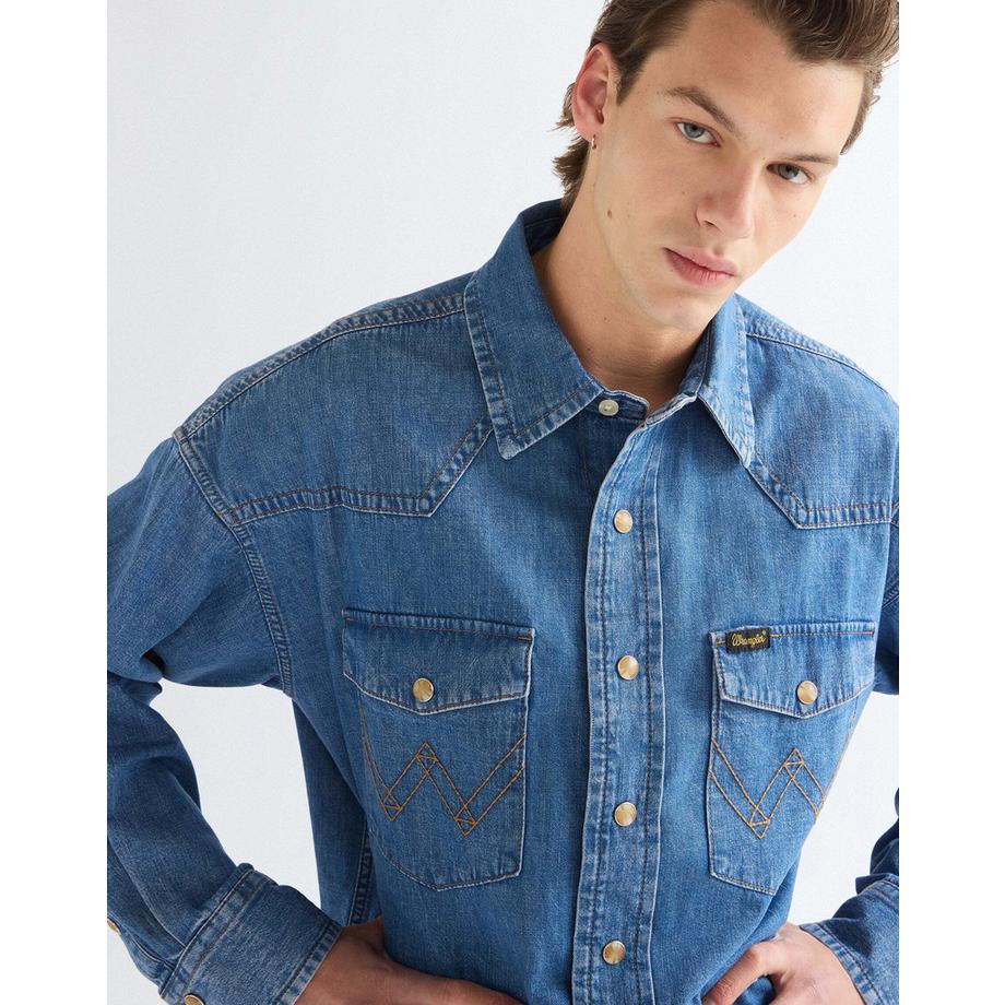 Wrangler  Chemise en jean Super Western 