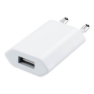 USB Wand Ladegerät 1A – Weiß