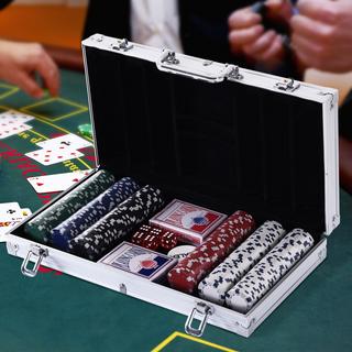 HOMCOM  Pokerkoffer Set 