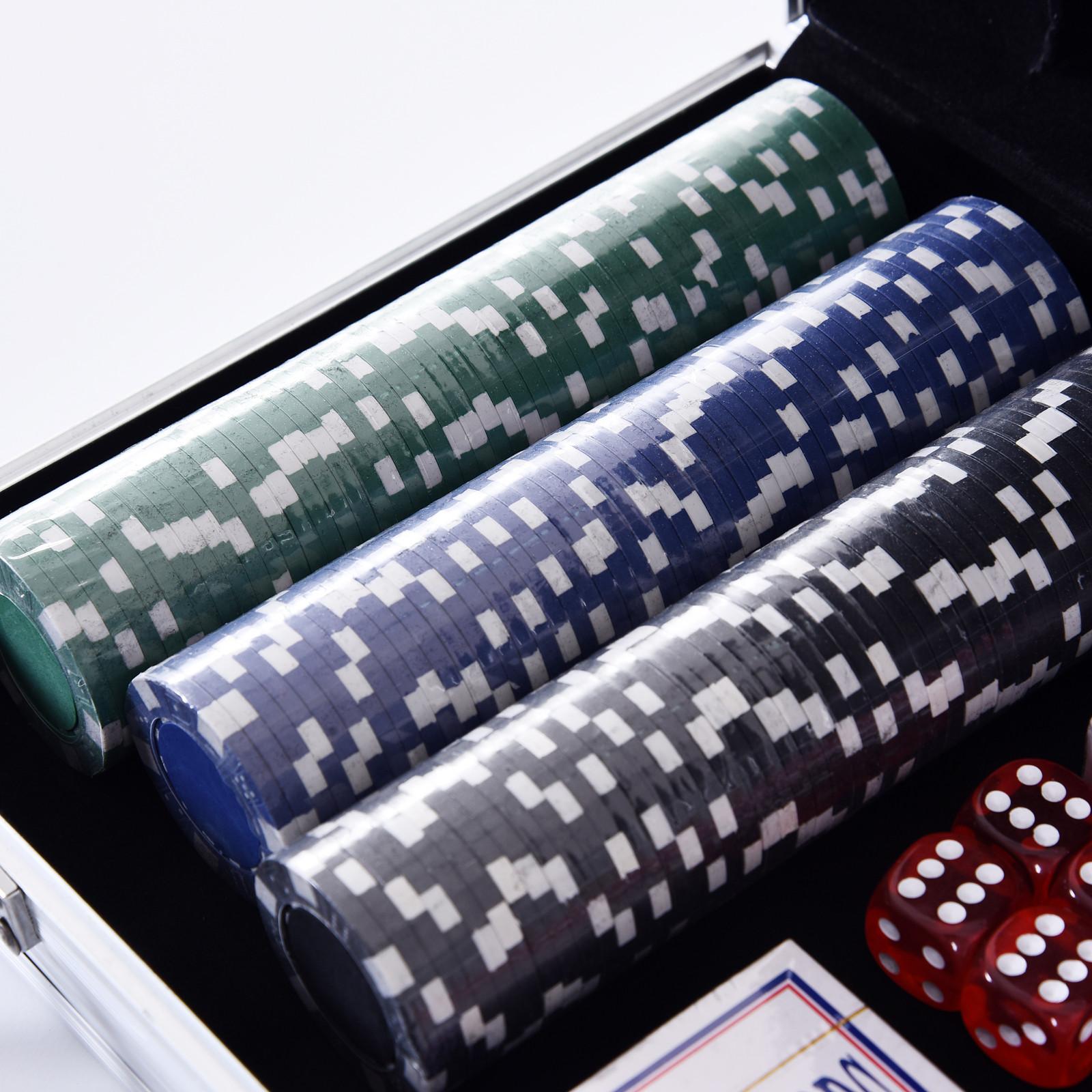 HOMCOM  Pokerkoffer Set 