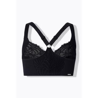 Ulla Popken Soutien-gorge à armatures bonnets souples dentelle fermeture avant  
