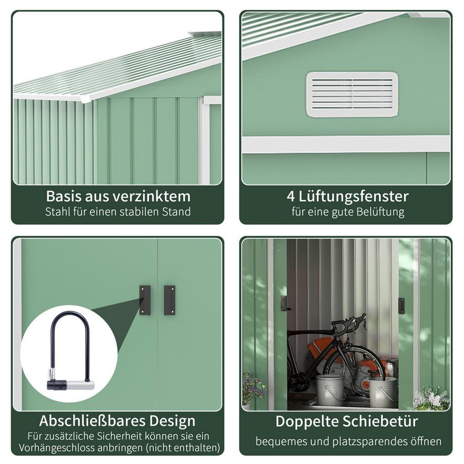 Outsunny Abri de jardin  