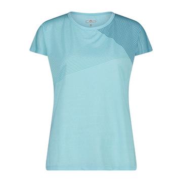 T-shirt donna a righe CMP