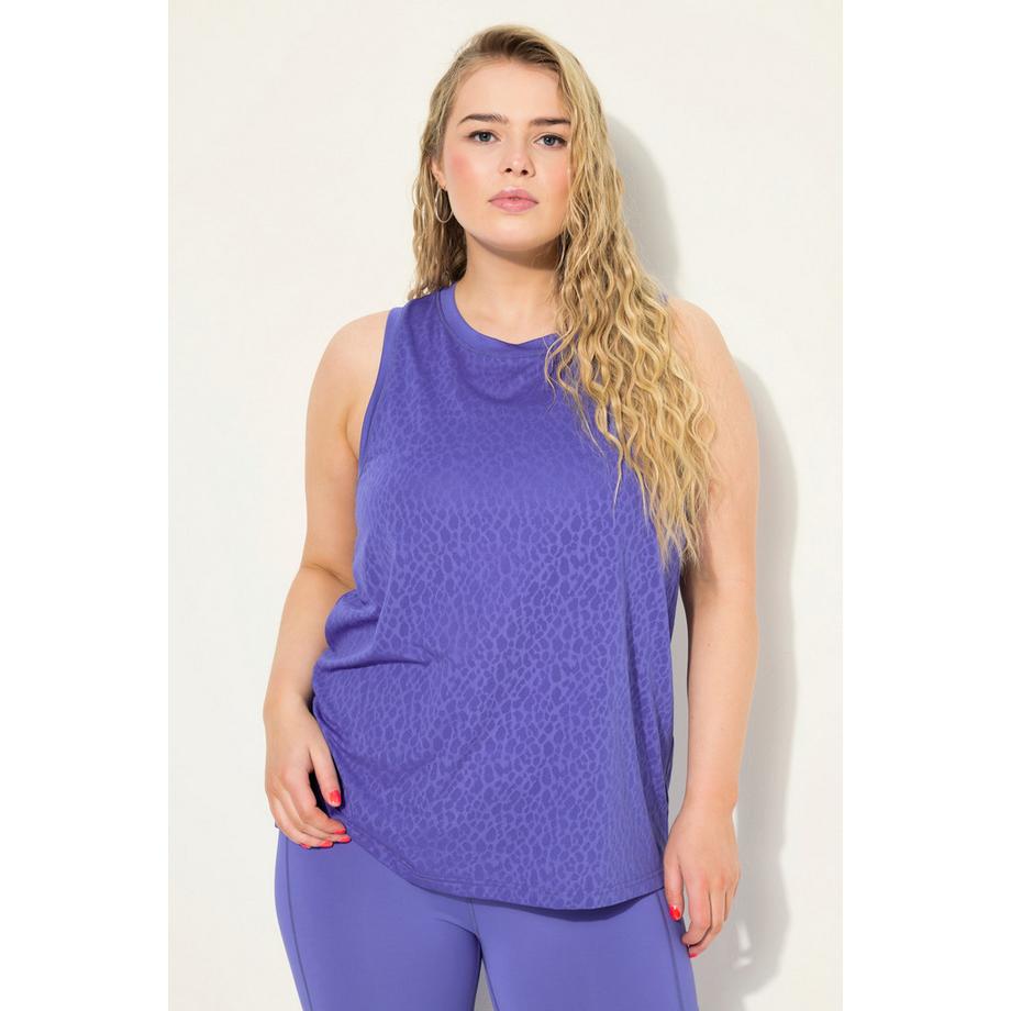 Studio Untold Leo Ausbrenner Rundhals Racerback Top  