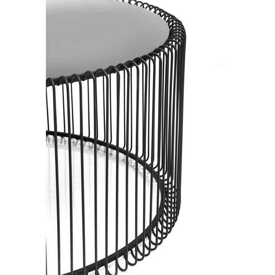 KARE Design Tavolino Wire Black (set di 2)  