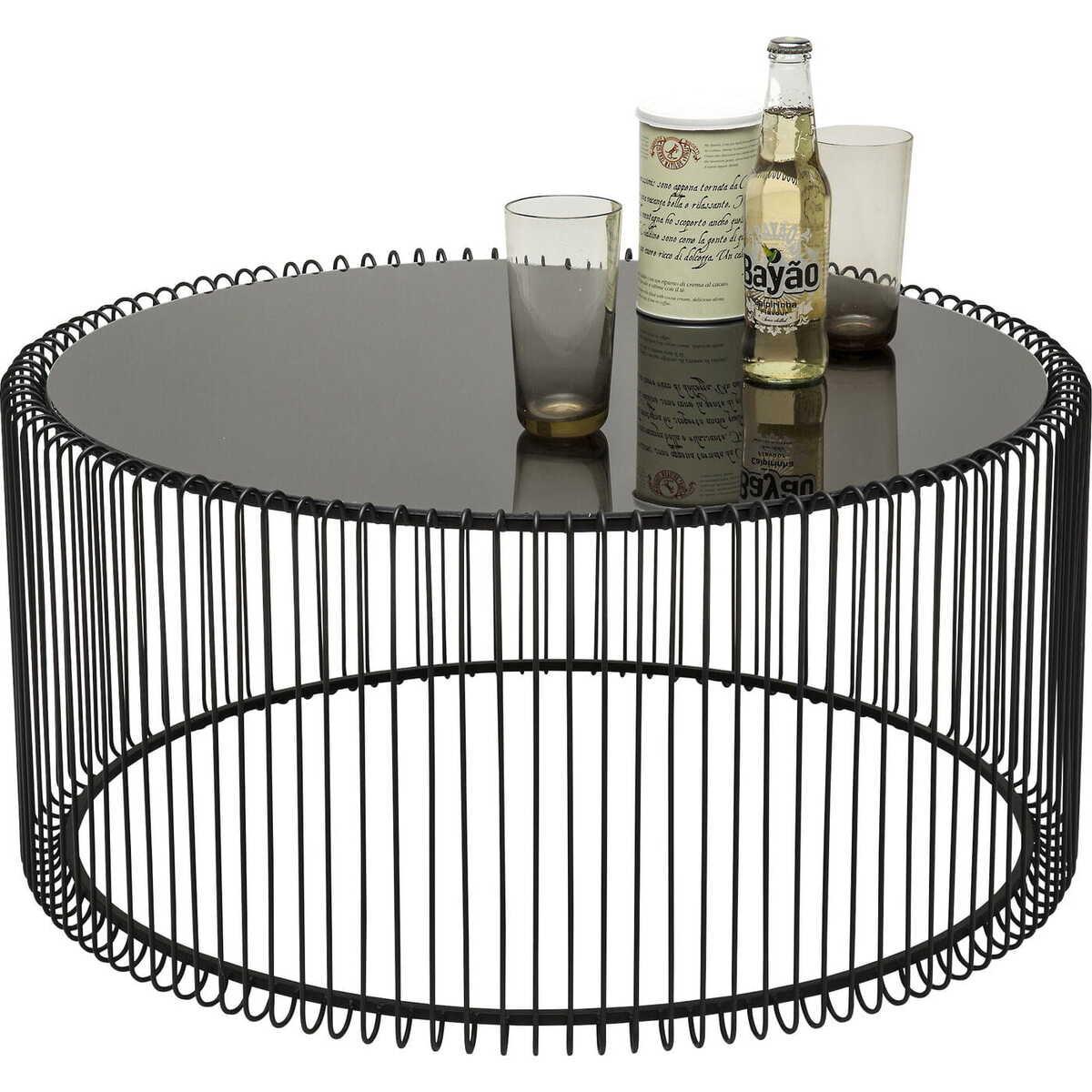 KARE Design Couchtisch Wire Black (2er-Set)  