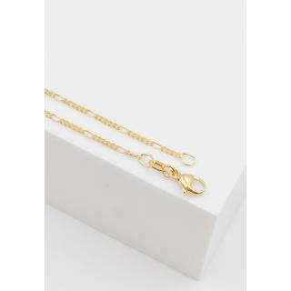 MUAU Schmuck  Collier Figaro Gelbgold 750, 1.5mm, 36cm 