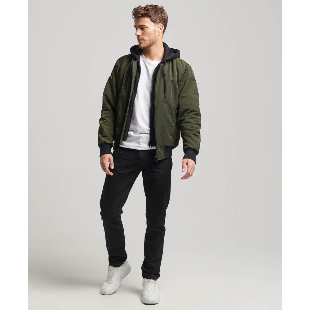 Superdry  Giacca con cappuccio Superdry Military MA1 