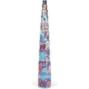 Janod stacking tower - Tour d'empilage animaux de la forêt