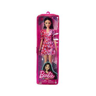 Barbie  Fashionistas Puppe im Color Block Blumenprint Kleid 