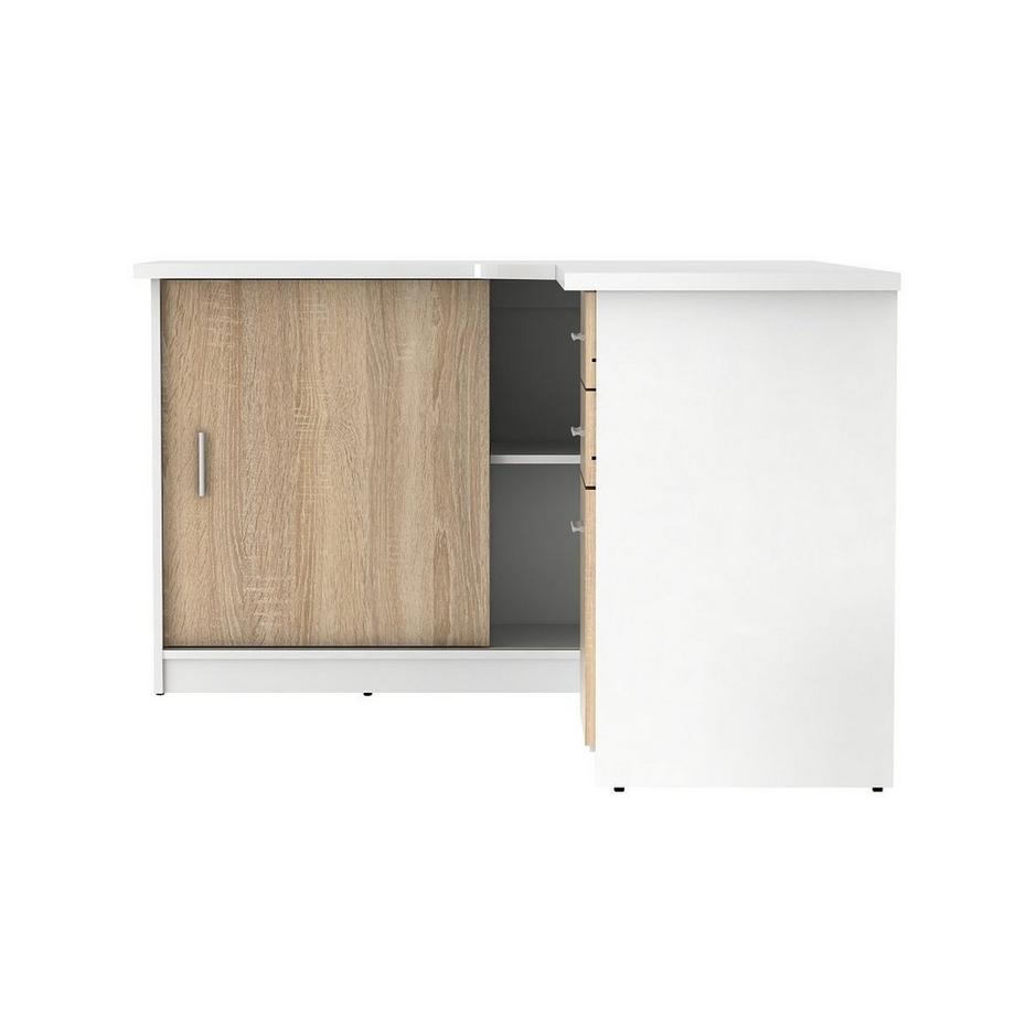 Vente-unique Bureau d'angle NORWY  