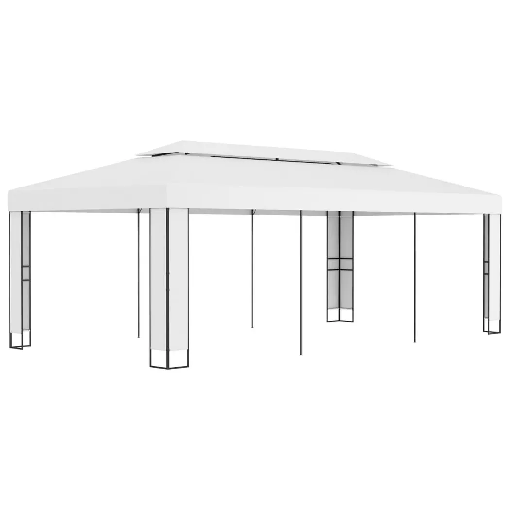 VidaXL - tenda Tessuto, One Size, Blanco