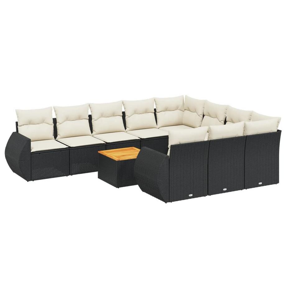 Ensemble de canapés de jardin rotin synthétique