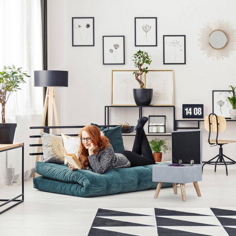 Northix Samthocker mit Stauraum  