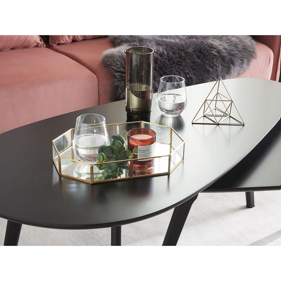 Beliani  Plateau en Verre Glamour CHABRIS 