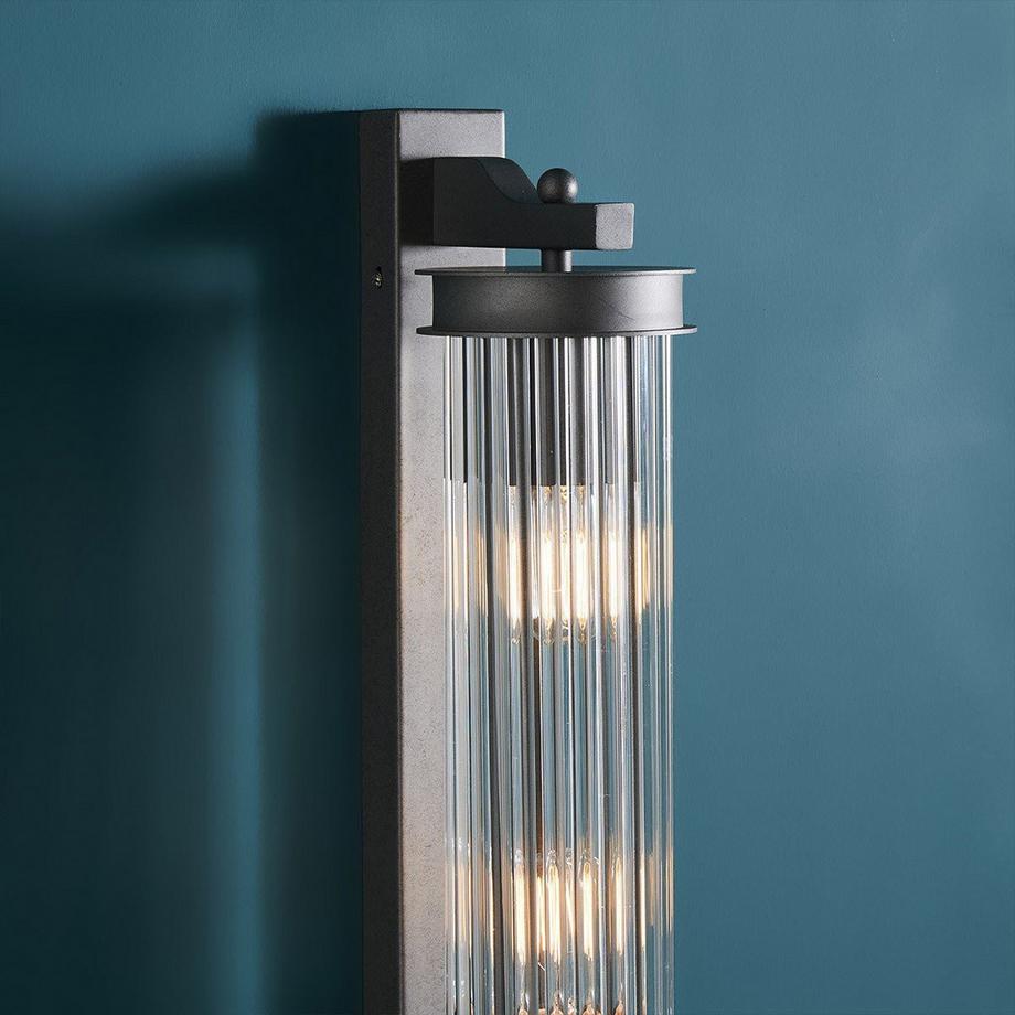 Calicosy Lampada Tubo in Vetro e Metallo  