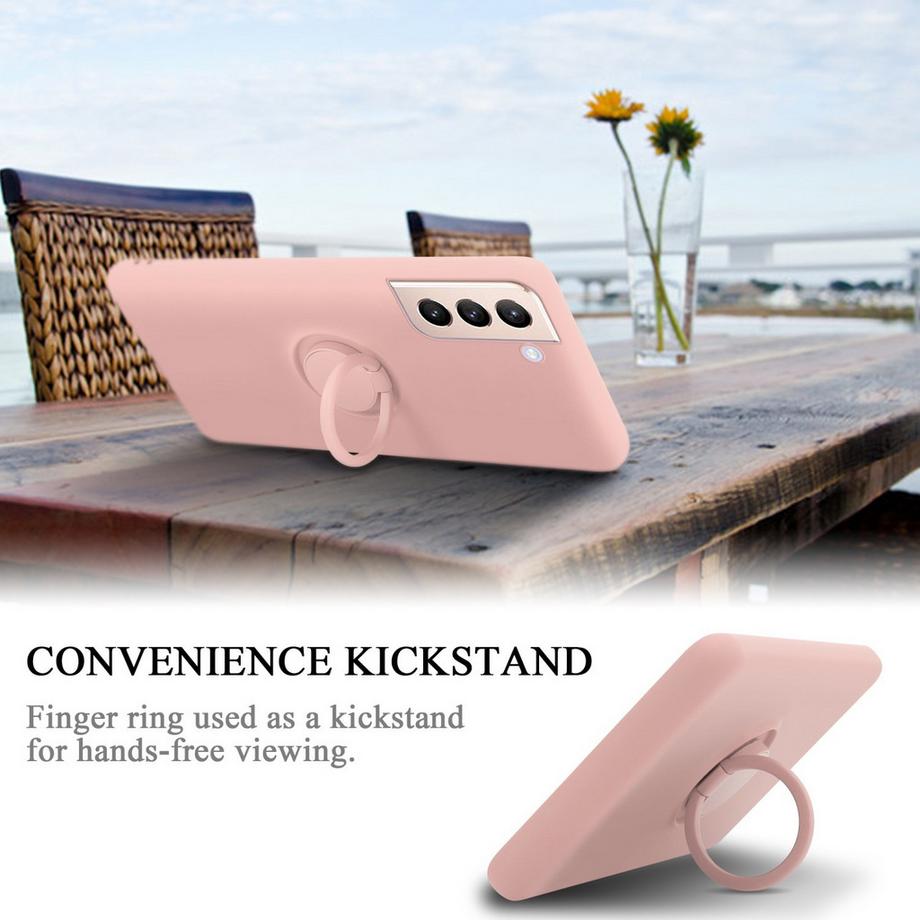 Cadorabo  Hülle für Samsung Galaxy S22 PLUS TPU Silikon mit Ring Liquid 