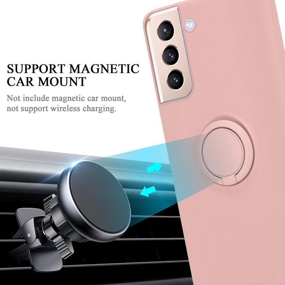 Cadorabo  Hülle für Samsung Galaxy S22 PLUS TPU Silikon mit Ring Liquid 