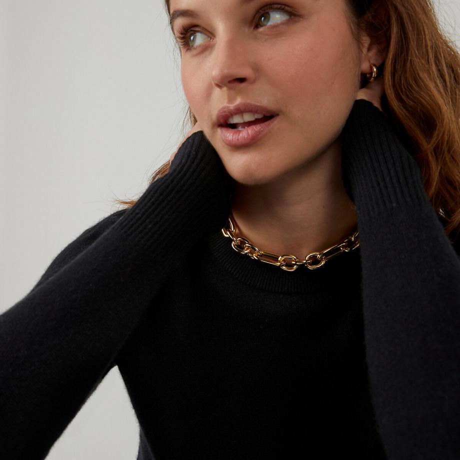 La Redoute Collections Kaschmir Feinstrick Pullover Rundhals  