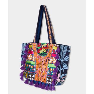 Joe Browns  Patchwork bestickte Tote Bag 