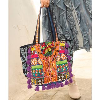 Joe Browns  Patchwork bestickte Tote Bag 