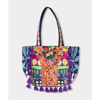 Joe Browns  Patchwork bestickte Tote Bag 