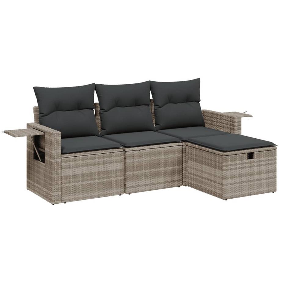 set divano da giardino Polirattan