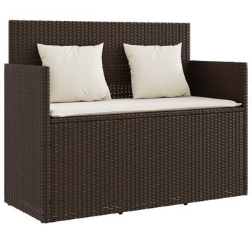 Gartenbank poly-rattan