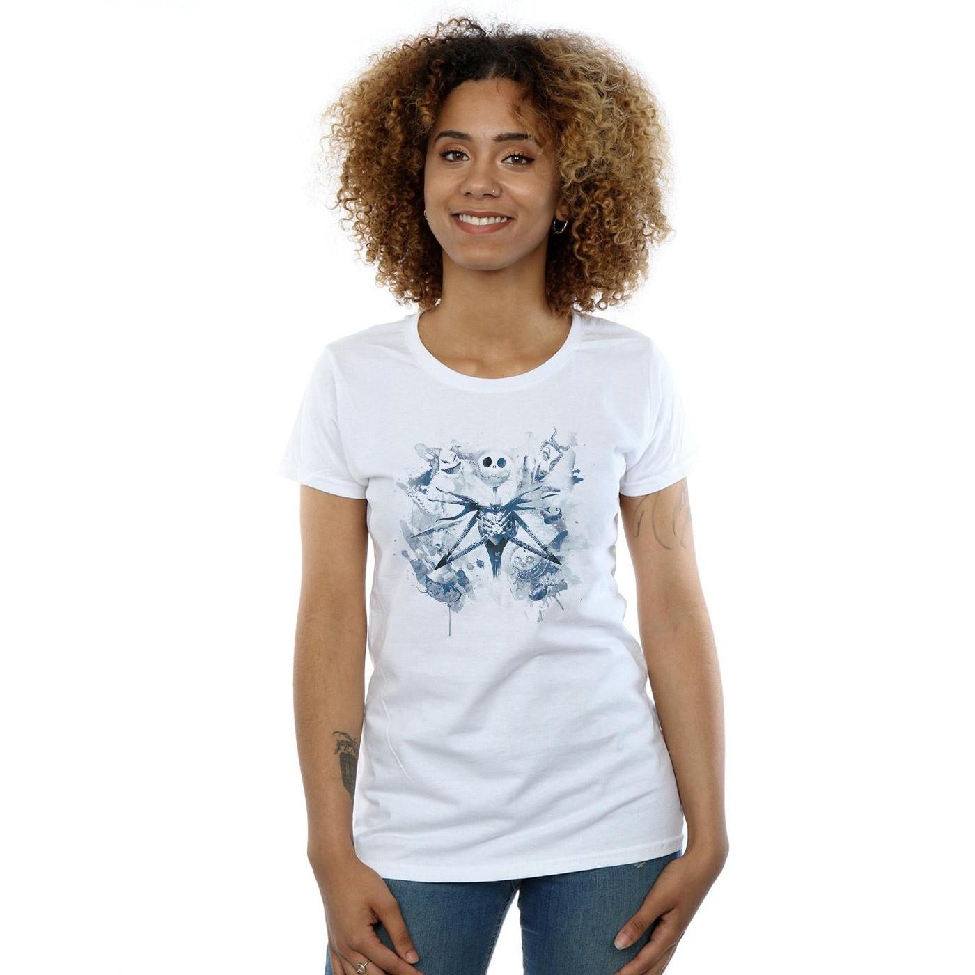 Disney  Nightmare Before Christmas Paint Spray Carers TShirt 