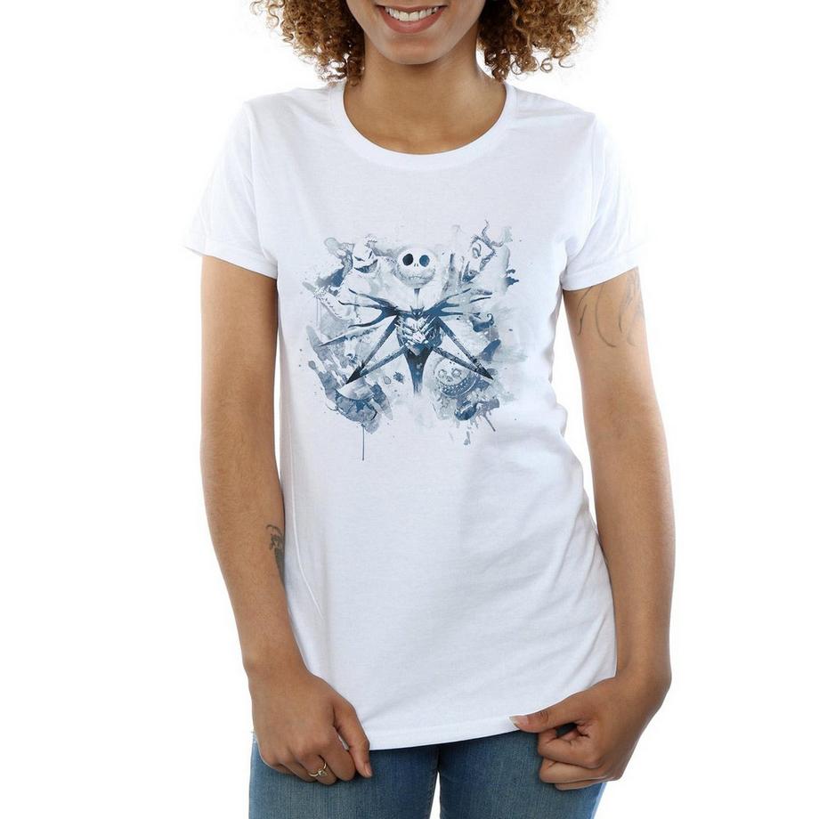 Disney Nightmare Before Christmas Paint Spray Carers T-Shirt  