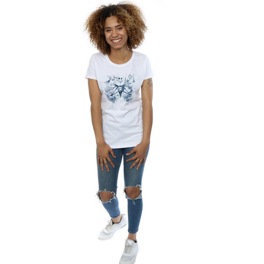 Disney Nightmare Before Christmas Paint Spray Carers T-Shirt  