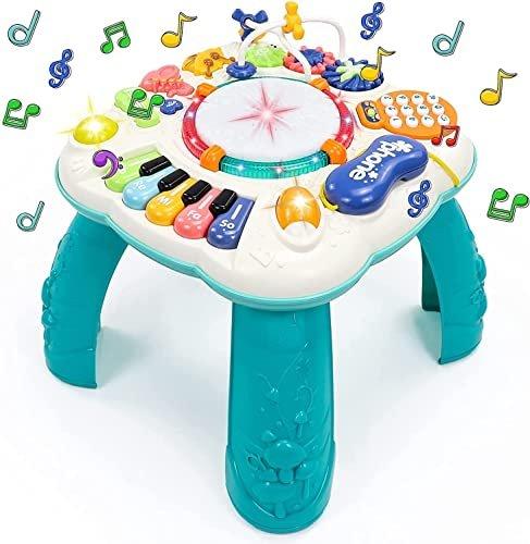 Activity-board  Jouets bébé dès 1 an - Table de jeux 6 en 1 Jouets enfants dès 1 2 ans 9 mois 