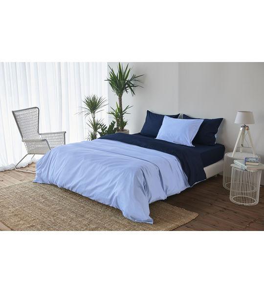 Living Home Uni Satin Doubleface Taie de duvet  