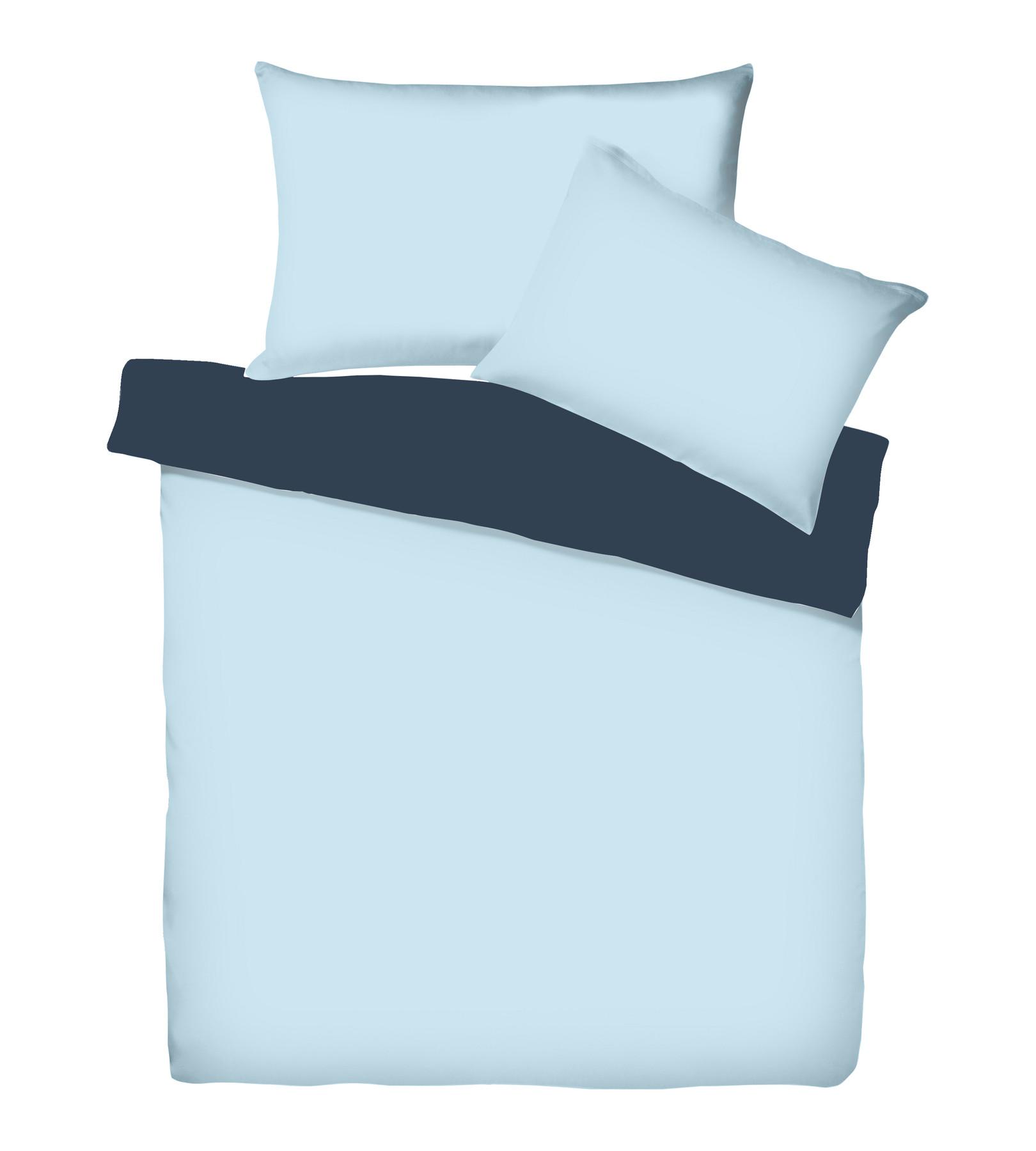 Living Home Uni Satin Doubleface Taie de duvet  