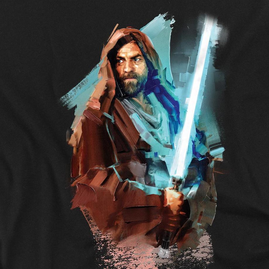 STAR WARS Star Wars Obi-Wan Kenobi Sabre Laser T-Shirt Manches Longues  